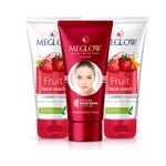 Buy Meglow Combo for Women - Premium Fairness Face Cream 50 gm (1) + Fruit Face Wash 70g (2) - Helps to Skin Bright & Nourish - Purplle