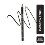 Buy Matt look Eyebrow Pencil Long Lasting Formula Professional Stylist, Dark Brown (1.2gm) - Purplle