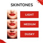 Buy Mattlook Matte Crush Velvet Mousse Lipstick, Tomato Red (10ml) - Purplle