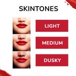 Buy Mattlook Matte Crush Velvet Mousse Lipstick, Hot Red (10ml) - Purplle