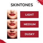 Buy Mattlook Matte Crush Velvet Mousse Lipstick, Cherry Maroon (10ml) - Purplle