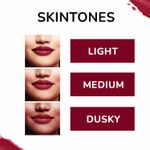 Buy Mattlook Matte Crush Velvet Mousse Lipstick, Velvet Maroon (10 ml) - Purplle