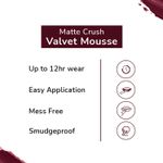 Buy Matt look Matte Crush Velvet Mousse Lipstick, Toast Roast (10ml) - Purplle