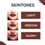 Buy Matt look Matte Crush Velvet Mousse Lipstick, Cafe Mocha (10ml) - Purplle