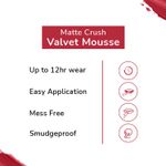 Buy Mattlook Matte Crush Velvet Mousse Lipstick, Magenta (10ml) - Purplle
