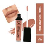 Buy Matt look Matte Crush Velvet Mousse Lipstick, Naked (10ml) - Purplle