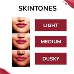 Buy Mattlook Matte Crush Velvet Mousse Lipstick, Mauve Story (10ml) - Purplle