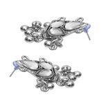 Buy Crunchy Fashion Oxidized Silver New Style Necklace & Earring Set CFS - CFS0324 - Purplle