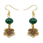 Buy Crunchy Fashion Gold-Plated Dark Green Beads Choker Necklace & Earring Set RAS - RAS0421 - Purplle