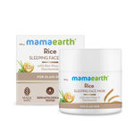 Buy Mamaearth Rice Sleeping Face Mask, With Rice Water & Niacinamide for Glass Skin (100 ml) - Purplle