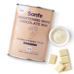 Buy Sanfe Brightening White Chocolate Wax for Smooth Hair Removal - 600gm | Removes Tan Dead Skin - Purplle