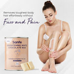 Buy Sanfe Brightening White Chocolate Wax for Smooth Hair Removal - 600gm | Removes Tan Dead Skin - Purplle