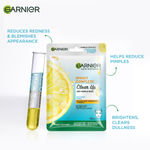 Buy Garnier Bright Complete Anti Pimple Sheet Mask - Infused With Salicylic Acid, Niacinamide and Vitamin C Serum | Face Sheet Mask For Clear, Hydrated And Glowing Skin 23g - Purplle