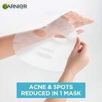Buy Garnier Bright Complete Anti Pimple Sheet Mask - Infused With Salicylic Acid, Niacinamide and Vitamin C Serum | Face Sheet Mask For Clear, Hydrated And Glowing Skin 23g - Purplle