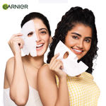 Buy Garnier Bright Complete Anti Pimple Sheet Mask - Infused With Salicylic Acid, Niacinamide and Vitamin C Serum | Face Sheet Mask For Clear, Hydrated And Glowing Skin 23g - Purplle