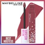 Buy Maybelline New York Super Stay Matte Ink Liquid Lipstick, 425 Best Hostess | Birthday Collection | 16 HR, Long Lasting Lipstick - Purplle