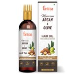 Buy Fantraa Moroccan Argan Hair Oil, (200 ml) - Purplle