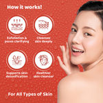 Buy Fantraa Apple Cider Vinegar Foaming Face Wash with Built-In Face Brush, (150 ml) - Purplle