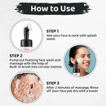 Buy Fantraa Activated Charcoal Foaming Face Wash with Built-In Face Brush, (150 ml) - Purplle
