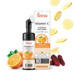 Buy Fantraa Vitamin C Foaming Face Wash with Built-In Face Brush, (150 ml) - Purplle
