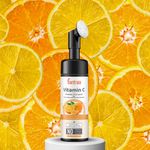 Buy Fantraa Vitamin C Foaming Face Wash with Built-In Face Brush, (150 ml) - Purplle