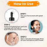 Buy Fantraa Vitamin C Foaming Face Wash with Built-In Face Brush, (150 ml) - Purplle