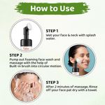 Buy Fantraa Neem & Aloe Vera Foaming Face Wash with Built-In Face Brush, (150 ml) - Purplle
