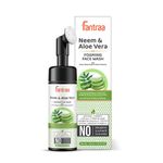 Buy Fantraa Neem & Aloe Vera Foaming Face Wash with Built-In Face Brush, (150 ml) - Purplle