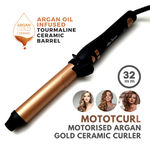 Buy Alan Truman Moto-Curl Motorised Hair Curler - 38mm - Purplle
