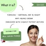 Buy Mystiq Living Specials - Timeless, Saffron Anti Aging Cream | With Ashwagandha, Collagen | Age Spot Removal, Wrinkle Control, Cell Regeneration | Ayurvedic Formulation With Vitamin C, 50GM - Purplle