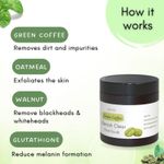 Buy Mystiq Living Specials - Green Coffee Blemish Clear - Face Scrub | De Tan, Dark Spot Removal , Anti Pigmentation, Skin Brightening & Glowing Skin | With Oatmeal & Turmeric | Ayurvedic Formulation - 100 GM - Purplle