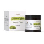 Buy Mystiq Living Specials - Green Coffee Blemish Clear - Face Pack Mask | Anti Pigmentation, Dark Spot Removal, De Tan and Glowing Skin | With Licorice & Sandalwood | Ayurvedic Formulation-100 GRM - Purplle