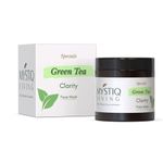 Buy Mystiq Living Specials - Acne Face Pack - Green Tea Clarity | Neem, Tulsi, Manjishtha & Green Tea | Acne Marks, Pimples, Zits, DeTan and Glowing Skin | Oily & Acne Prone Skin - 100 GM - Purplle