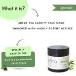 Buy Mystiq Living Specials - Acne Face Pack - Green Tea Clarity | Neem, Tulsi, Manjishtha & Green Tea | Acne Marks, Pimples, Zits, DeTan and Glowing Skin | Oily & Acne Prone Skin - 100 GM - Purplle