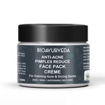 Buy BIOAYURVEDA Anti-Acne Pimples Reduce Face Pack Creme 250 g - Purplle