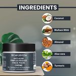 Buy BIOAYURVEDA Anti-Acne Pimples Reduce Face Pack Creme 250 g - Purplle