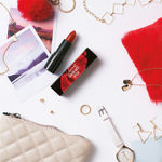 Buy Lakme Cushion Matte Lipstick, Red Ruby (4.5 gm) - Purplle