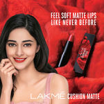 Buy Lakme Cushion Matte Lipstick, Mauve Secret (4.5 g) - Purplle