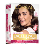 Buy L'Oreal Paris Excellence Creme Hair Color -AA Light BrownAA 5 (72 ml + 100 g) - Purplle