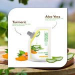 Buy Organic Harvest Aloe Vera Gel: Turmeric | Hair & Skin Moisturizer | For Glowing Skin & Soft Hair | For Men & Women | 100% American Certified Organic | Sulphate & Paraben-free - 100gm - Purplle