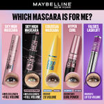 Buy Maybelline New York Lash Sensational Sky High Waterproof Mascara, Lengthening & Volumizing Mascara With Bamboo Exract & Fibres, Very Black (6 ml) - Purplle