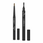 Buy Half N Half Eye Brow Artist Long Lasting Automatic Eyebrow Pencil & Brush, Brown (0.4 gm) - Purplle