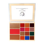 Buy Mattlook 15 in 1 Baked Highlighter & Eyeshadow Matte Palette, Face Makeup, Matte Multicolor-1 (33.6 gm) - Purplle