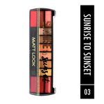 Buy Mattlook Sunrise To Sunset Makeup Palette, Multicolor-03, (13g) - Purplle