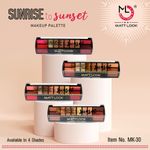 Buy Mattlook Sunrise To Sunset Makeup Palette, Multicolor-03, (13g) - Purplle