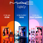 Buy MAC Cosmetics Light Up with Bhumi Pednekar LIPSTICK TRIO - 3g + 3g + 3g - Purplle