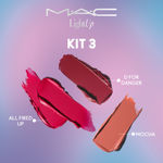 Buy MAC Cosmetics Light Up with Bhumi Pednekar LIPSTICK TRIO - 3g + 3g + 3g - Purplle