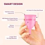 Buy GynoCup Reusable Menstrual Cup for Women| | Large Size with Pouch | 100% Medical Grade Silicone | Wearable Upto 12 hours | No leakage | Ultra Soft, Odour & Rash free | FDA Approved - Purplle