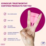 Buy GynoCup Reusable Menstrual Cup for Women| | Medium Size with Pouch | 100% Medical Grade Silicone | Wearable Upto 12 hours | No leakage | Ultra Soft, Odour & Rash free | FDA Approved - Purplle