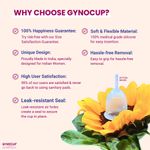 Buy GynoCup Reusable Menstrual Cup for Women| | Large Size with Pouch |Transparent Color| 100% Medical Grade Silicone | Wearable Upto 12 hours | No leakage | Ultra Soft, Odour & Rash free | FDA Approved - Purplle